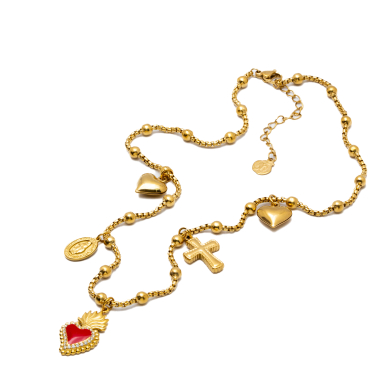 COLLAR ZO12508N DORADO Acero Inoxidable 2D48