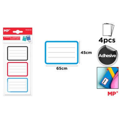 ETIQUETAS ADHESIVAS PERSONALIZABLES - C12