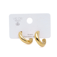 ARETES ZO9874E/5.0/20MM DORADO Acero Inoxidable F23