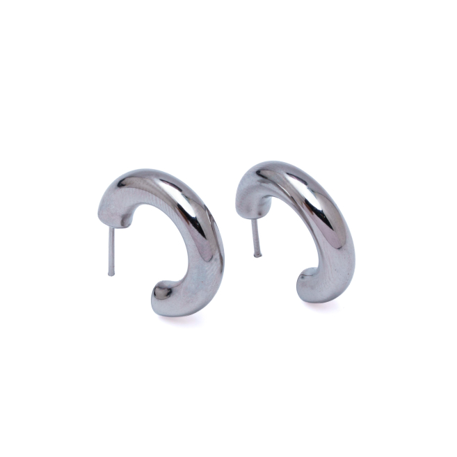 ARETES ZO9874E/5.0*20MM PLATEADO Acero Inoxidable F23