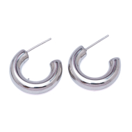 ARETES ZO9874E/5.0*20MM PLATEADO Acero Inoxidable F23