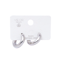 ARETES ZO9874E/5.0*20MM PLATEADO Acero Inoxidable F23