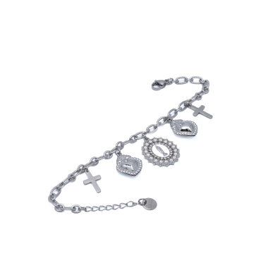 PULSERA ZO15553B PLATEADO Acero Inoxidable 2C42