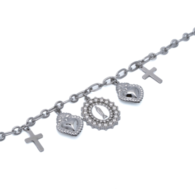 PULSERA ZO15553B PLATEADO Acero Inoxidable 2C42