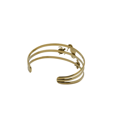 ANILLO ZO14418B DORADO Acero Inoxidable 2C35
