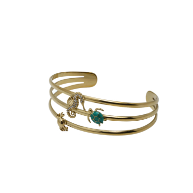 ANILLO ZO14418B DORADO Acero Inoxidable 2C35