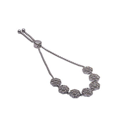PULSERA ZO15125B PLATEADO Acero Inoxidable 2C25