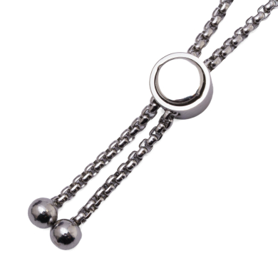 PULSERA ZO15125B PLATEADO Acero Inoxidable 2C25
