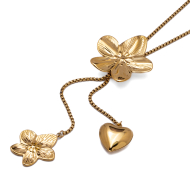 COLLAR ZO13122N DORADO Acero Inoxidable 2D12