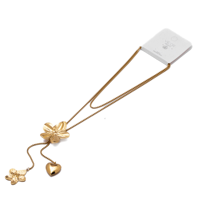 COLLAR ZO13122N DORADO Acero Inoxidable 2D12