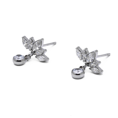 ARETES ZO15790E PLATEADO Acero Inoxidable G21