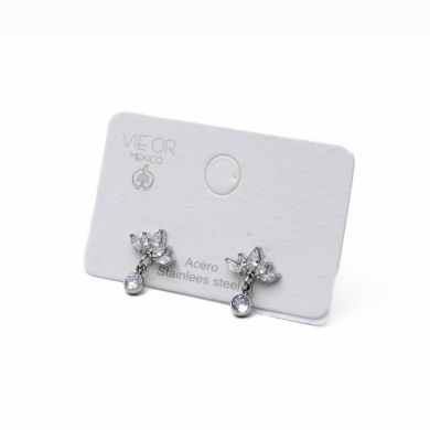 ARETES ZO15790E PLATEADO Acero Inoxidable G21
