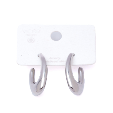 ARETES ZO12964E PLATEADO Acero Inoxidable F29