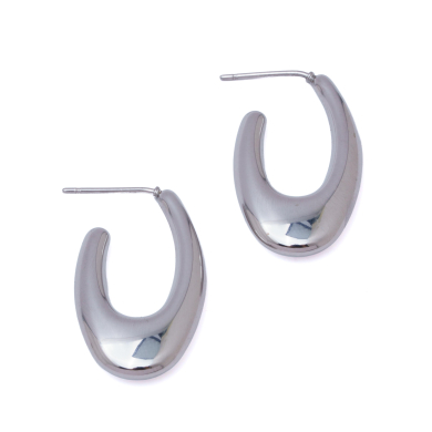 ARETES ZO12964E PLATEADO Acero Inoxidable F29
