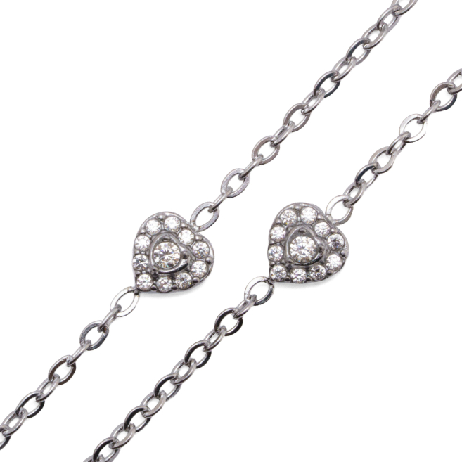 COLLAR ZO15353N PLATEADO Acero Inoxidable 2D53