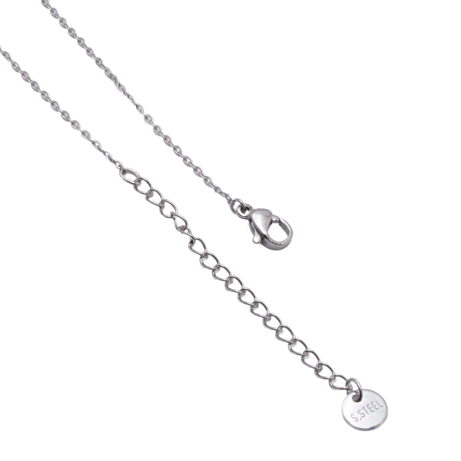 COLLAR ZO15353N PLATEADO Acero Inoxidable 2D53