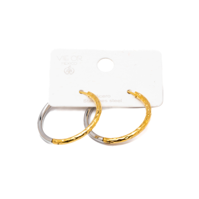 ARETES ZO13033E/2.5*30MM Bicolor Acero Inoxidable -F47 F24