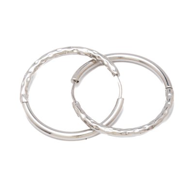 ARETES ZO13033E/2.5*30MM Plateado Acero Inoxidable -F47 F24