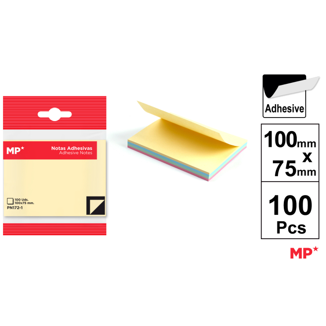 NOTAS ADHESIVAS 100X75MM 100H D26 - D25
