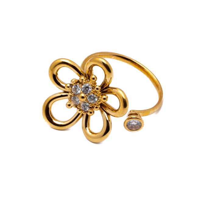 ANILLO ZO12903R DORADO Acero Inoxidable A11 A11