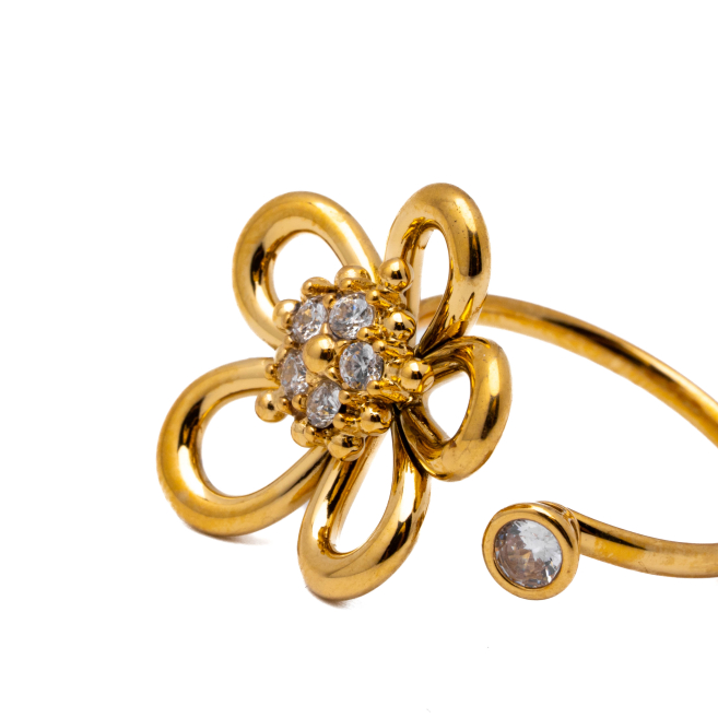 ANILLO ZO12903R DORADO Acero Inoxidable A11 A11