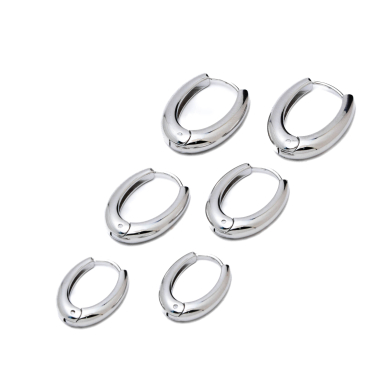 ARETES ZO12808E Plateado Acero Inoxidable -F46 F46