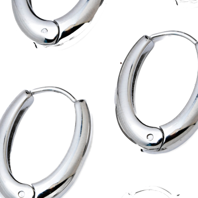 ARETES ZO12808E Plateado Acero Inoxidable -F46 F46