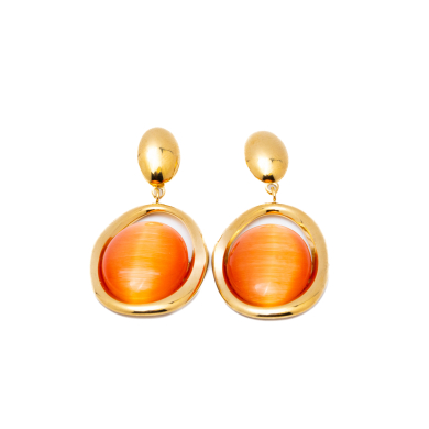 ARETES Y01146 NARANJA Acero Inoxidable F34