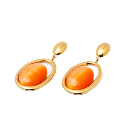 ARETES Y01146 NARANJA Acero Inoxidable F34