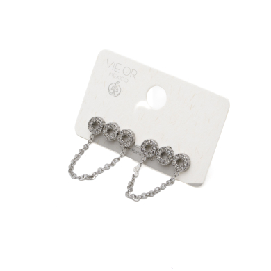 ARETES Y01085 PLATEADO Acero Inoxidable G22