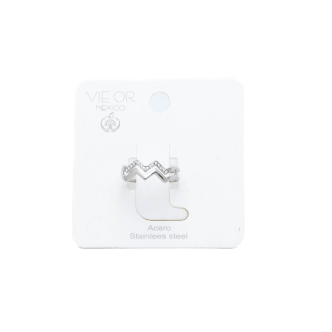 ANILLO ZO15778R PLATEADO Acero Inxidable A41
