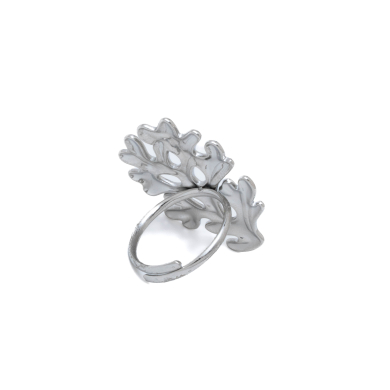 ANILLO ZO13065R PLATEADO Acero Inoxidable A55