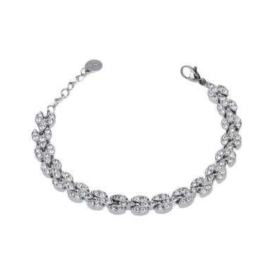 PULSERA ZO12857B Plateado Acero Inoxidable 2B21