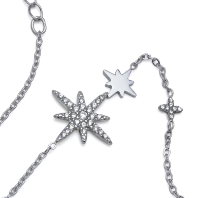 PULSERA ZO13616B Plateado Acero Inoxidable 2B13