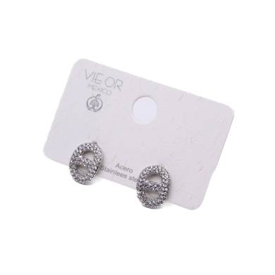 ARETES Y01120 PLATEADO Acero Inoxidable F43