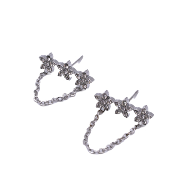 ARETES Y01181 PLATEADO Acero Inoxidable G22