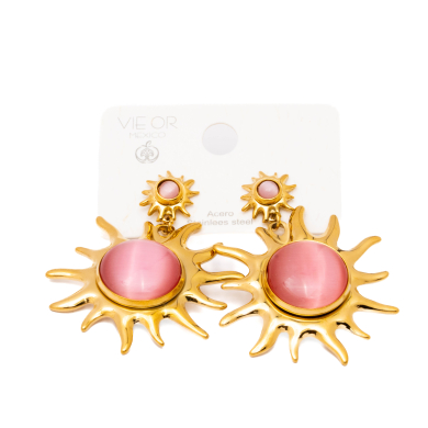 ARETES Y01121 ROSA Acero Inoxidable F56
