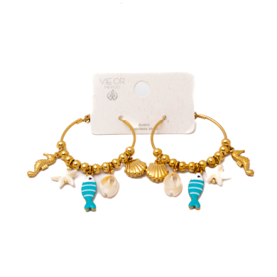 ARETES Y01129 AZUL Acero Inoxidable G49