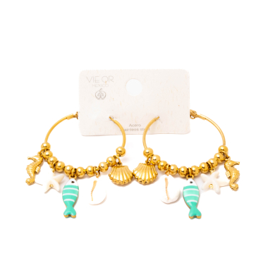 ARETES Y01129 VERDE Acero Inoxidable G49