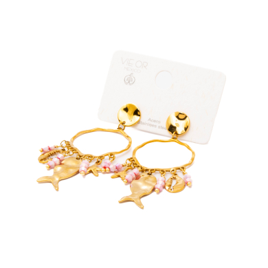 ARETES Y01230 ROSA Acero Inoxidable G49