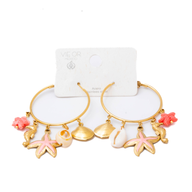 ARETES Y01212 ROSA Acero Inoxidable G48