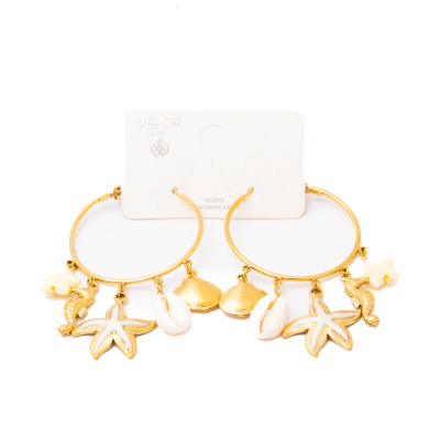 ARETES Y01212 BLANCO Acero Inoxidable G48