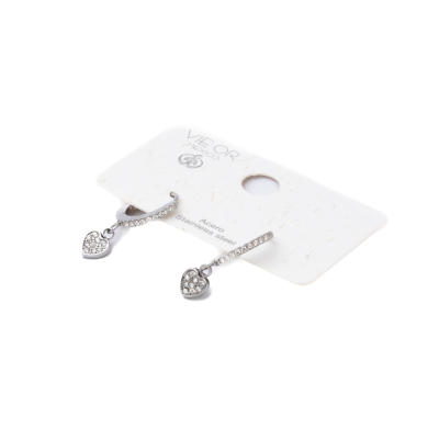 ARETES Y01093 PLATEADO Acero Inoxidable G23