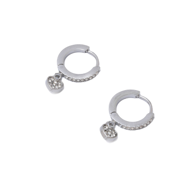 ARETES Y01093 PLATEADO Acero Inoxidable G23