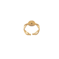 ANILLO ZO14139R Dorado Acero Inoxidable -A48