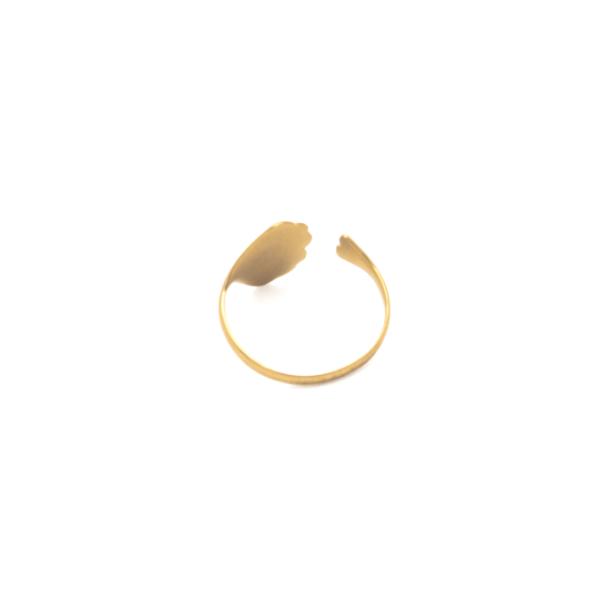 ANILLO ZO7977R Dorado Acero Inoxidable -2A33