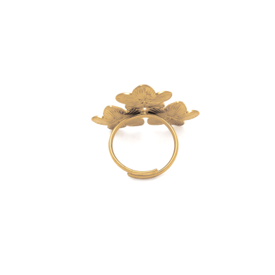 ANILLO ZO13094R DORADO Acero Inoxidable A54