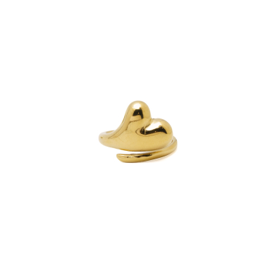 Anillo Y01015 Dorado Acero Inoxidable 2A53