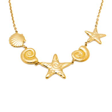 COLLAR Y01353 DORADO Acero Inoxidable E36