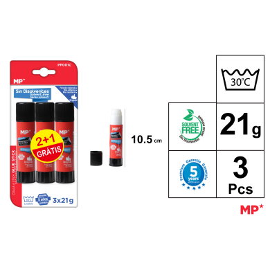 PEGAMENTO DE BARRA CON BLISTER 3UX21G - E11